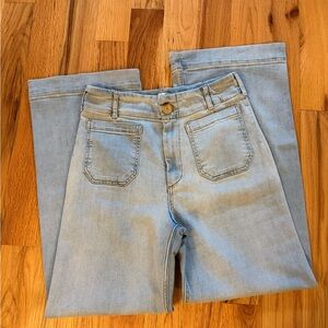 The Colette Full-Length Wide-Leg Jeans by Maeve